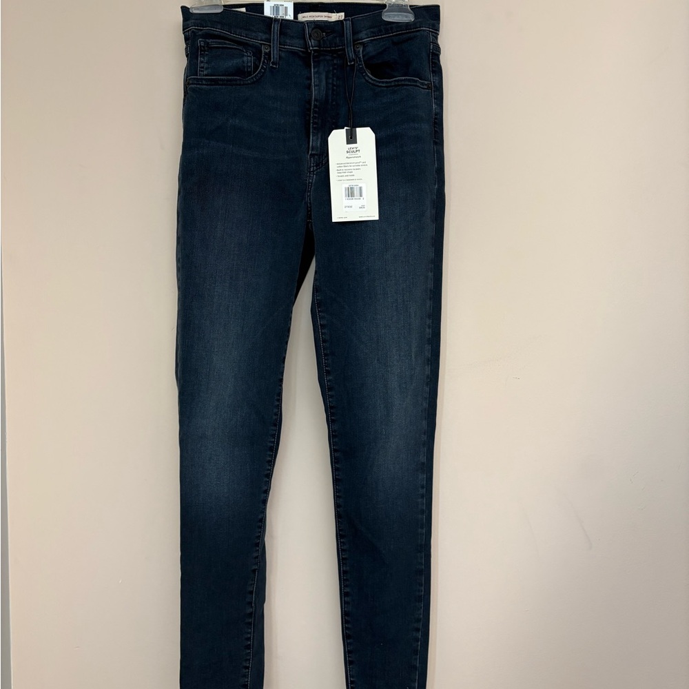 Levi’s Women's Dark Wash Jeans w/ Raw Hem